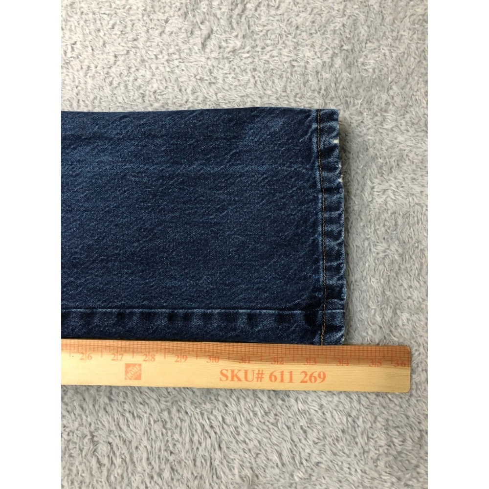 Wrangler 20X Jeans Men 27x34 (Tag 28x34) Blue Slim Fit Western Distressed - Picture 10 of 11